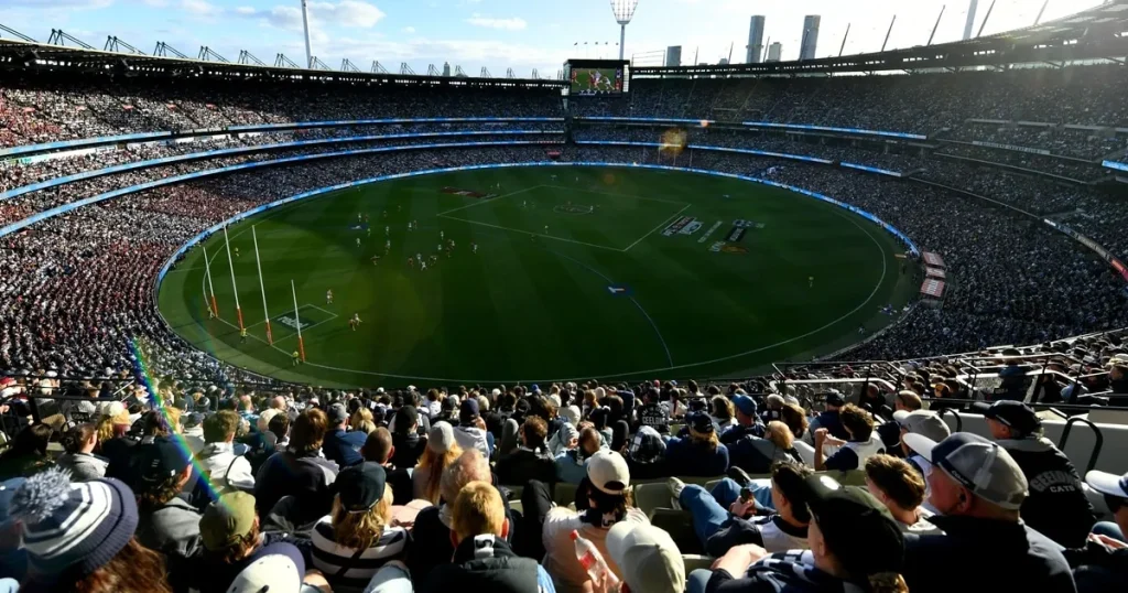 A packed MCG during the 2025 AFL Grand Final